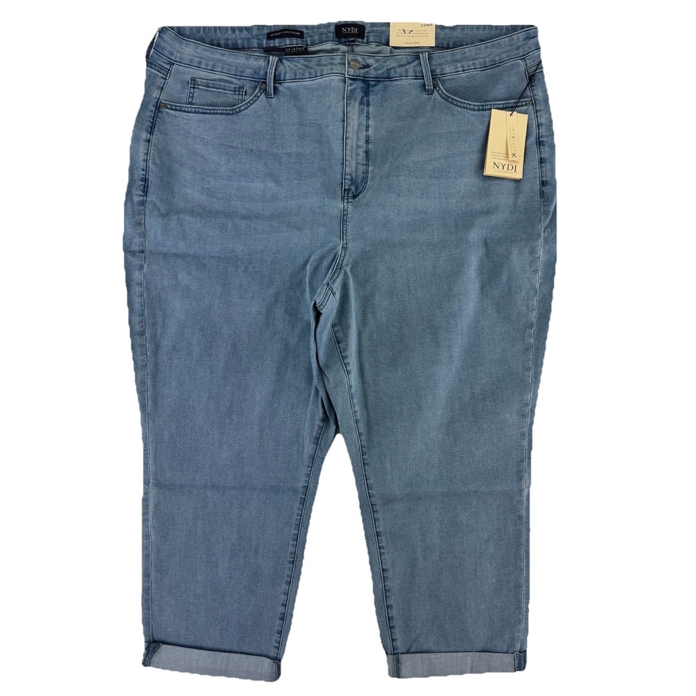 NYDJ Margot Girlfriend Kingston Denim Jeans Size 22WP Blue Cool Embrace